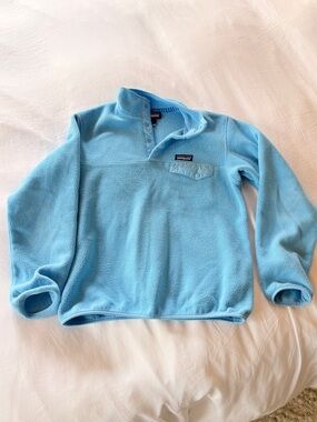 Patagonia Light Blue Synchilla Fleece Pullover